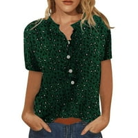 Žene T majice Labavi fit grafički vrhovi za kratki rukav ljetni trendi tiskani tiskani majica majica Decline Dame Bluzes Thirts Majice za žene