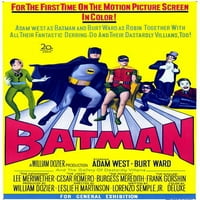 Adam West, Burt Ward, Lee Meriwether, Frank Gorshin, Burgess Meredith i Cesar Romero u Batman plakat