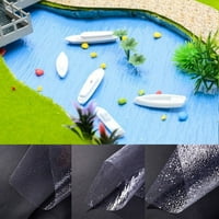 RuibeAuty model željeznički raspored Ripple Effect Effect Material za donošenje scene Diorama Jezera
