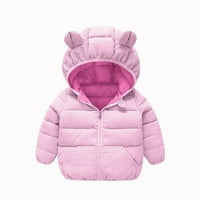 Rovga dječje djevojke kapute malih dječaka Zima vjetrovitorov medvjedi uši kaputić s kapuljačom Dječja topla gornja odjeća