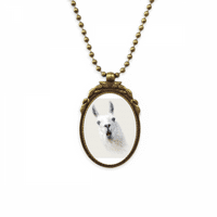 Alpaca iznenađenje bijele usta antikne ogrlice vintage perla privjesak za privjesak