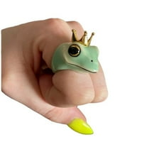 Cara Lady Cute-Frog Styling Rings Prstenje za ukrašavanje Prstenovi pokloni za prijatelje Višebojna