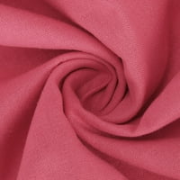 Ženske ljetne haljine Ljetne haljine Jakna haljina duboko V-izrez Bodila lagana vruća ružičasta 3xl