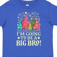 Inktastični božićni veliki brat najavi dječaci brat poklon toddler dječak majica