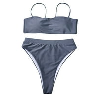 OAVQHLG3B kupaći kupaći kostim za žene Bikini kupaći kostimi Ženski bikini High Struk Tummy Control