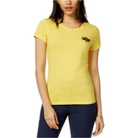 Maison Jules ženska je ukrašena majica Dragonfly, žuta, xx-mala
