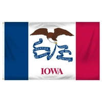 Iowa 3ft 5ft ispljuška zastava za teške uvjete od poliestera