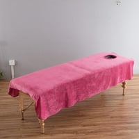 Kozmetički krevet pokrivač s limom s rupom za lice 120x - russet, 120x