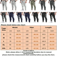 Beiwei Muške klasene pantalone za crtanje elastične struke prozračne harem pantalone Muške srednje struk Fitness Long Pant crna 2xl