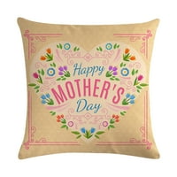 MOM poklon za majčin dan žene bacaju jastuk na poklopcu majke rođendane pokloni posteljina jastuka pokrovite