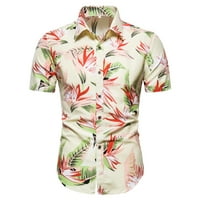 Beeyaso Muns Ljeto tiskovina majica s kratkim rukavima stilski i udobni top xxl