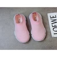 Zodanni ženske tekuće cipele na tenisicama pletene tenisice gornje čarape dame atletska obuća na otvorenom čvrstim bojama sportski treneri ružičaste 8
