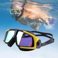 Hesoicy Mc - Naočale za plivanje Anti-magle otporne na vodu vodootporne velike naočale za plivanje za plažu