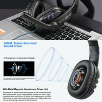 Gaming slušalice sa mikrofonom za PS XBO jedan laptop, Stereo RGB LED slušalice sa upravljačkom programom,