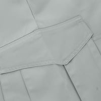 Homodles Muški Stretch Troškoj tereta- Ležerne jedinice Boja kratke hlače Siva veličina 4xl