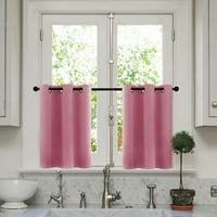 Abtel drapes paneli Pola prozora zastor za zavjese luksuzne valancije Suzright Thermal Print Grommet Pink * 16 Grommet