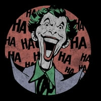 Batman joker smijeh krug muške crne majice-3xl