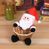 YoHome veseli božićni bomboni Košarica za skladištenje Santa Claus Korpa za pohranu