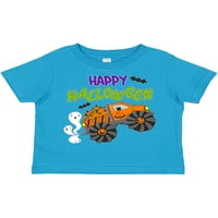 Inktastični kamion Halloween-Monster sa bundevim, šišmišima, mačkom i duhom poklon majica malih majica