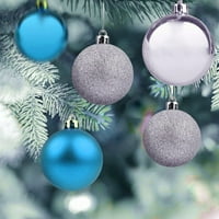 Dabay Božićni kuglični ukras Baubles Xmas Tree prozor za viseći dekor