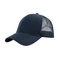 Ljetni šeširi za muškarce Unise bejzbol s otvaranjem konjskih repom Podesivi mrežični šešir