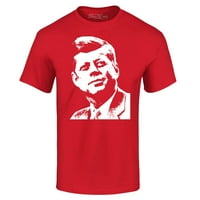 Trgovina 4 god, John F. Kennedy JFK 1960-ov predsjednik američke ikone Grafička majica XXXXX-Veliki crveni