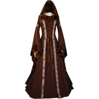 Ženske haljine s dugim rukavima za čišćenje ženske srednjovjekovne kostime retro renesansne ženske haljine