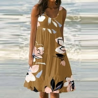 Ljetne haljine za žene Himeway Ženska haljina za ženska tenka Ljetna proljetna mini boho haljina Slatka