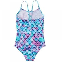 Dječji kupaći kostimi, kupaći kostimi za djevojčice, jednodijelni kupaći kostim, 3D ispisana odjeća za plivanje, dječje djevojke kupalište, za ljetnu plažu vruće proljeće