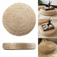 Japanski stil ručno izrađen ekološki prihvatljiv podstavljeni pleteni jastuk od slame ravnog sjedala,