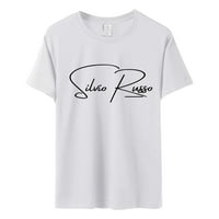 SunhillsGrace majice za žene Ljeto Top cvjetni print casual t majica slova uzorak modna labava kratka