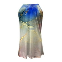 Haljine Aaiaymet za ženske ženske vintage boemske dnevne ljetne haljine kratka mini haljina ljetna haljina