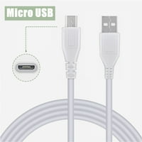Na 3,3ft bijeli mikro USB punjač za sinkronizaciju kabela kabela za mobiju za mobilni