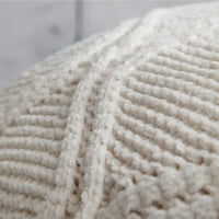 Mekane pune boje pletene pokrivače sa pokrivačem za kauč sa rubnom loptom