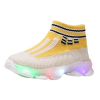 TODDLER Cipele Bling Svjetlosni svijetlo Sport Casual Udobne cipele za jesen i zimske djevojke