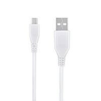 Boo kompatibilan 5ft bijeli mikro USB punjenje kablskog kabela za zamjenu kabela za Le Patc TC 10. tablet