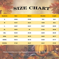 Tking modni vrhovi dugih rukava za žene plus veličine Crewneck Halloween Print majica za bluzu za radno vrijeme bluza svijetlo plava l