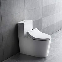 Mecor Smart WC sjedalo, noćno svjetlo, uklonite miris, sušilo za toplu zraku, grijano sjedalo, samostalno