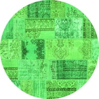 Ahgly Company u zatvorenom okrugli patchwork zeleni prostirke prelaznih područja, 4 'runda