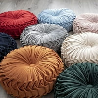 15 * 15 * u okruglim jastucima, čvrsta boja baršunasto stolica kauč bundeve bacaju jastuk za kućni jastuk