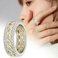 Pribor za prstenove legura dijamantni prsten popularni izvrsni prsten jednostavan nakit Popularni dodaci Gold