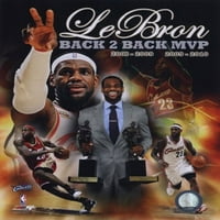 LeBron James Back Back MVP Composite Sports Photo
