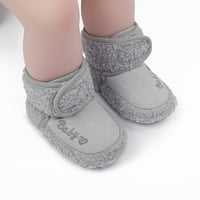 Čizme za snijeg Toddler Boy Baby Boys Girls Mekane plišane čizme za snijeg Topla pamuk Prvo šetači cipele