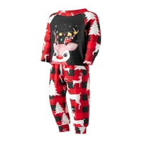 Porodični božićni podudaranje pidžama, Xmas Sleep odjeća za parove djeca beba pas