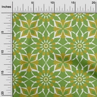 Onuone viskoze dres zelene tkanine Geometrijski šivanje zanatske projekte Tkanini otisci dvorišta široko
