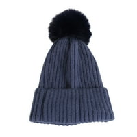 Haxmnou Sve djevojke dječaci zimski kape topli debeli modni pleteni šešir