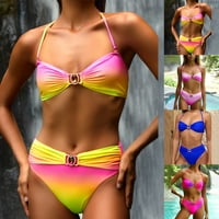 Ženske kupalice za plažu od push-up kupaći kostimi za kupaći kostim bikini set kupaći kostim