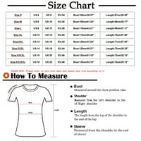 Jsaierl muns grafički tee ljeto 3D uzorak košulja vježba kratkih rukava Top fitness crewneck Funny T majice