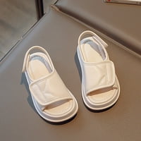 DMQupv Sandal Rose Dječje sandale: Velika djeca i baby korejske modne casual sandale za dječake meki jedini gladijatori za djevojke sandale bijele 12.5