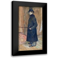 Toulouse-Lautrec, Henri de Black Modern uokvireni muzej Art Print Naslijed - Gaston Bonnefoy